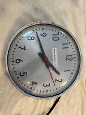 National Time Wall Clock 507-047 Synchron 10” * B128