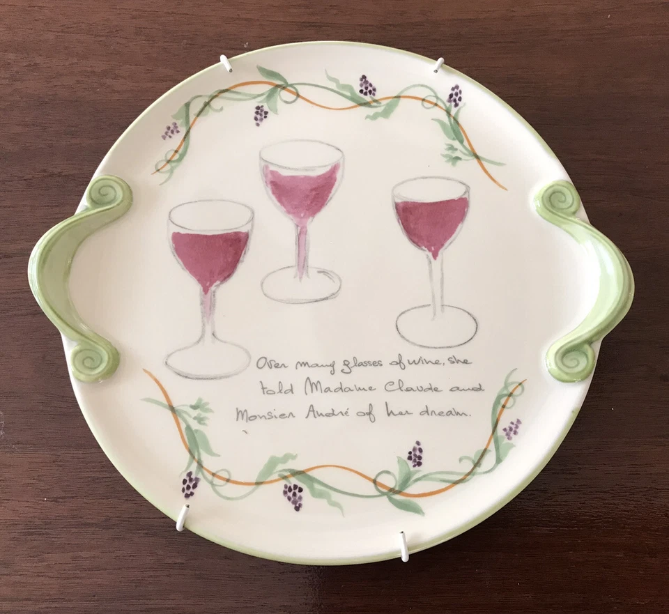 PFALTZGRAFF PISTOULET (THE SECRETS OF) CHEESE PLATE w/ HÄNGER STICKER ON BACK  - Image 3 of 4