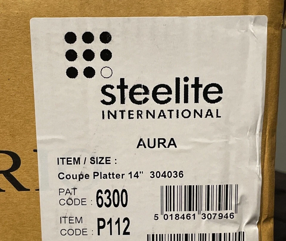 Rene Ozorio Steelite Aura 14 英寸椭圆形板/拼盘 - 批量 3 件 全新 免运费 — 第 3/4 张图片
