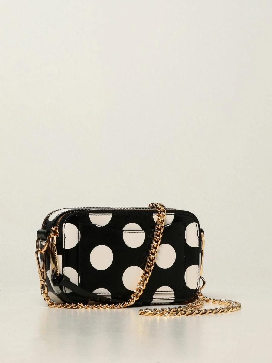 Retro Small Polka Dot Bag Chain Crossbody Bags Light Chain Cross Shoulder  Bags