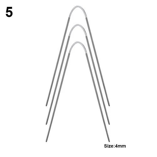 3Pcs Stainless Steel Circular Knitting Needles(2mm-5mm)DIY Sock Knitted Needle - Picture 9 of 11