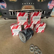 (5) TOYOTA OEM Engine-Oil Filter 90915YZZD1 w gasket