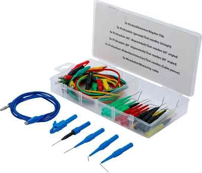 BGS Messkabel Set Prüfspitzen Satz Krokodilklemmen Kfz Multimeter Werkzeug Prüfkabel