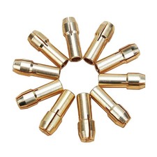 10PC Dremel Rotary Mini Drill Brass Collet Chuck Compatible Most Tool