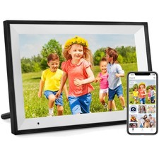 Share Photos  Videos with 10.1" Touch Screen Frame