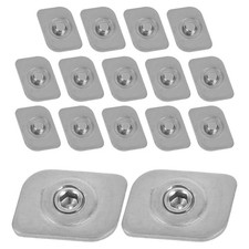 16 Pcs Limiter Fixing Plate Sliding Window Door Lock Locks Office