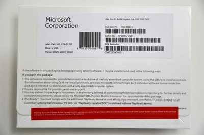 Win 11 Pro 64-Bit DVD & License ProductKey Factory Sealed US # Free Shipping.