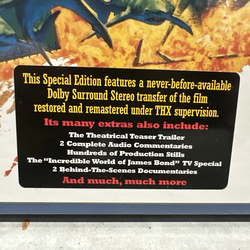 New Sealed “THUNDERBALL” 4 Disc 30th Anniv DELUXE Collectors Edition LaserDisc - Image 2 of 4