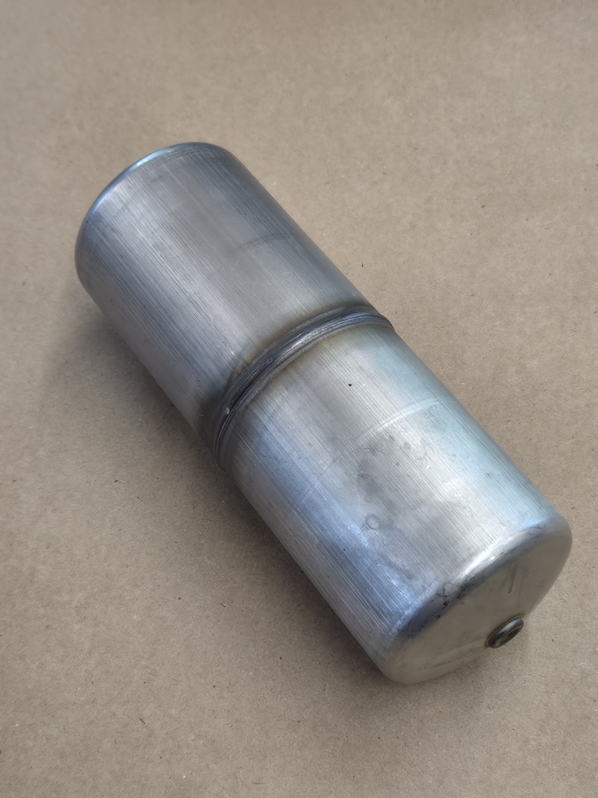 Stainless Steel Oblong Float Ball 7" Long 2-1/2" Diameter 10-32 Thread