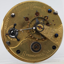 ILLINOIS IMPERIAL 1110264, 15j 18s GRADE 60,  POCKET WATCH MOVEMENT RUNS (FP)