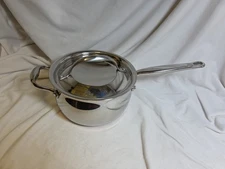 Kirkland Signature 4 QT. Sauce Pan w/ Lid Professional Quality Copper Core