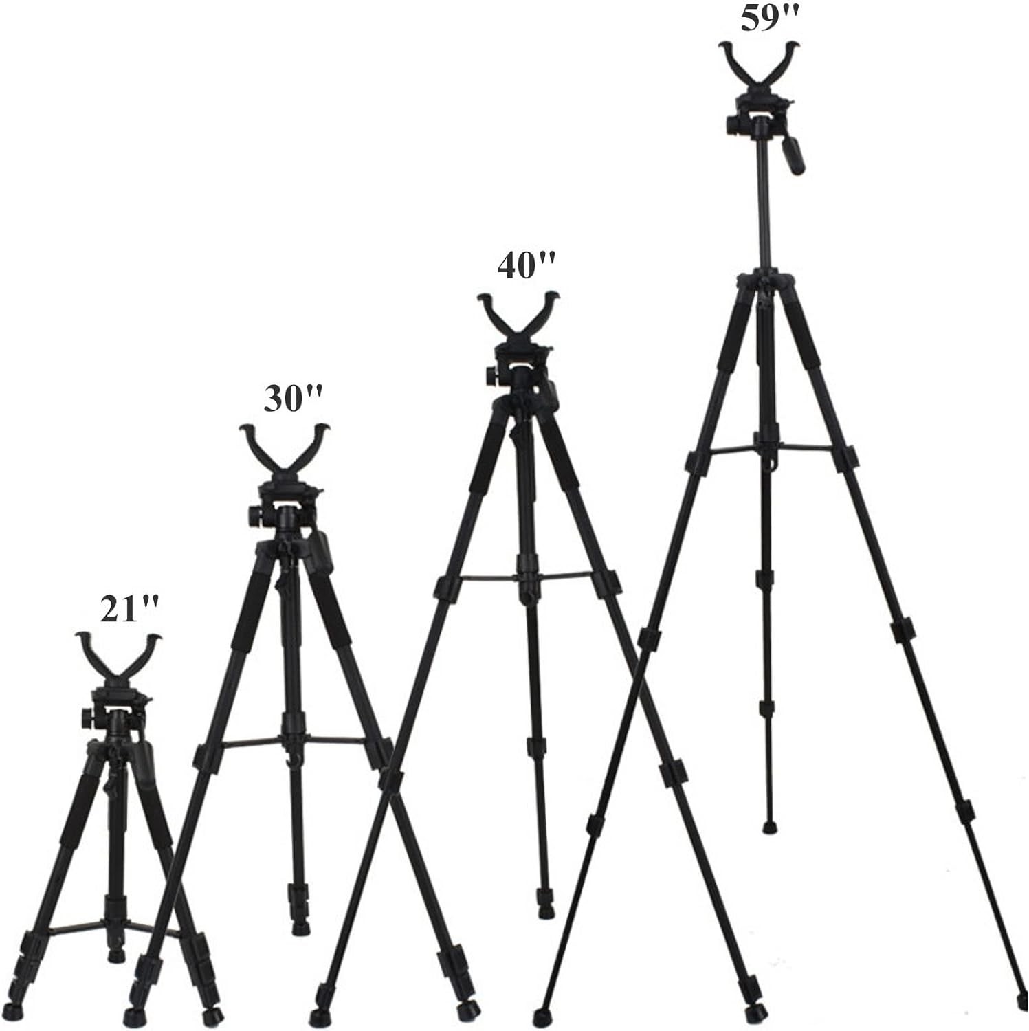Rifle Shooting Rest Tripod with V Yoke Bracket V Shaped Gun Rack for Black 