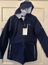 Woman's Craghoppers Caldbeck Rain Jacket Navy Blue Small 6 READ FULL DESCRIPTION