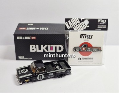 MINI GT KAIDO HOUSE CHEVROLET SILVERADO DUALLY KAIDO V1 BLKLTD 085