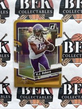 2023 Panini Donruss K.J. OSBORN RC #195 Gold Press Proof Die-Cut /25