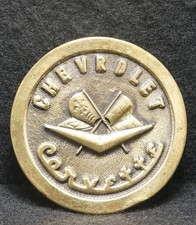 WI11107 VINTAGE 1979  CHEVROLET CORVETTE  SPORTS CAR MENS BRASS BELT BUCKLE