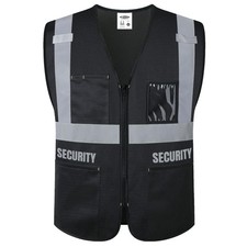 JKSafety Security Vest for Security Guard Hi Vis Safety Vest for Men Women Hi...
