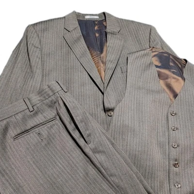 Lauren Ralph Lauren 3 Piece Brown Suit 46R - Image 1 of 4