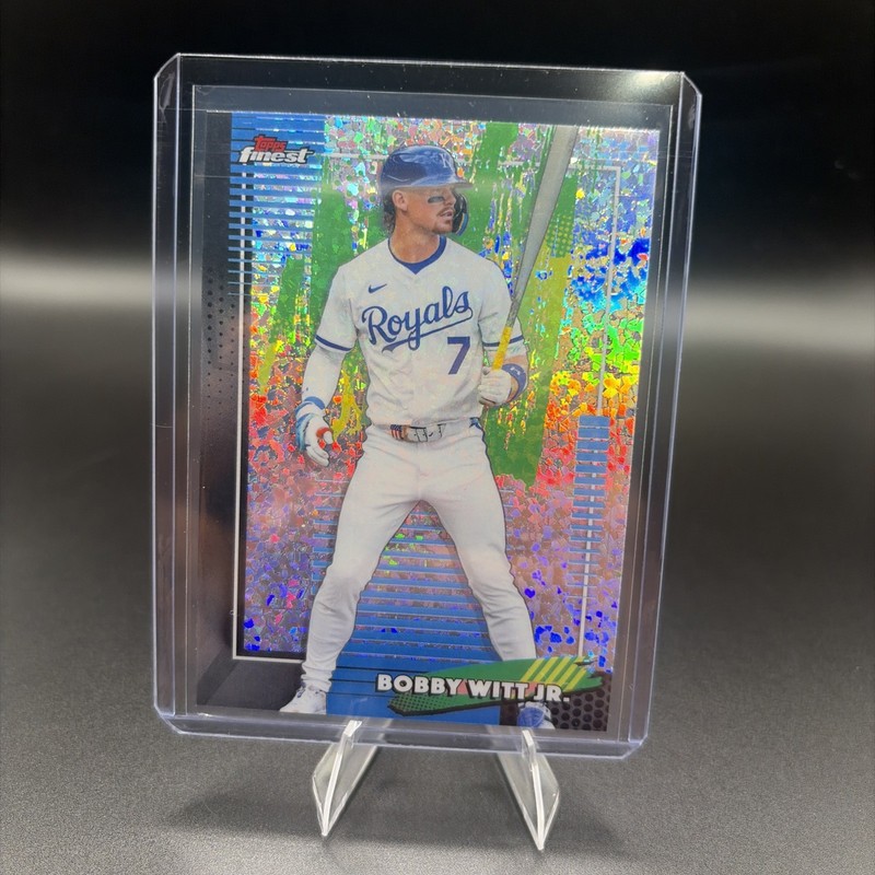 2026 Topps Finest - BOBBY WITT JR - Common Mini-Diamond Refractor #7 Royals 💎💎