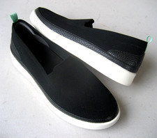 VIONIC SIDNEY PLATFORM SLIP-ON SNEAKER SHOES BLACK KNIT SIZE 9 NEW