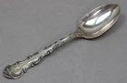 GORHAM Teaspoon Sterling Silver "Strasbourg" 1897 5-7/8" Long Mono "K"