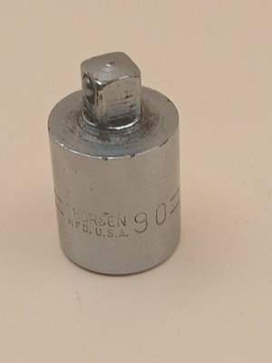 Vintage Thorsen Tools No. 90 Drive Reducer Socket 3/8'' Drive to 1/4'' Drive USA 