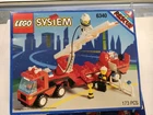 LEGO SYSTEM FIRE TRUCK HOOK & LADDER 6340 COMPLETE IN BOX VINTAGE LEGO SET