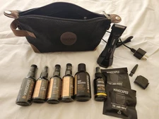 Manscaped Toiletries Dopp Bag with Lawnmower 4.0 Beard Trimmer and many products