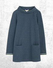 Women’s Seasalt Jersey Tunic Path Cotton Long Sleeve Falling Brumble Maritime