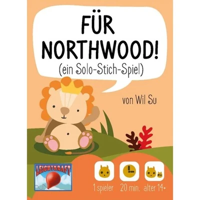 SCHWERKRAFT VERLAG Für Northwood! - Ein Solo-Stich-Spiel - NEU & OVP