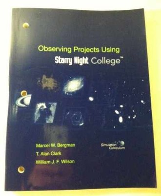 Observing Projects Workbook for Starry Night College - Paperback - Very Good
