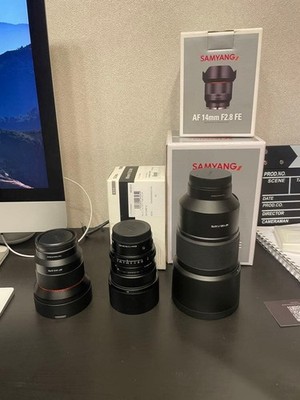 【美品】samyang,sigma 3本セット(14mm/65mm/135mm) condition samyang sigma 3 lens set (14mm 65mm 135mm) | eBay