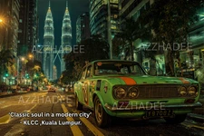 Digital image 6-Image AI Art Bundle – Classic Soul In a Modern City KLCC ,KL.