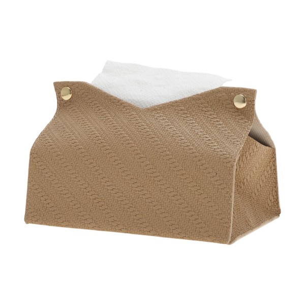 Taschentuchbox-Abdeckung,Taschentuchhalter,Khaki,1 StüCk-image