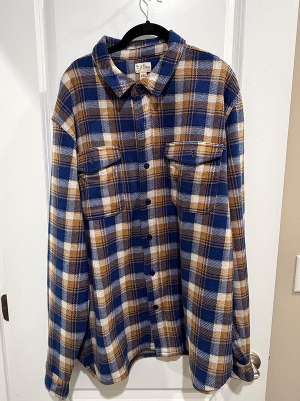 j crew flannel shirt mens XXL 2XL