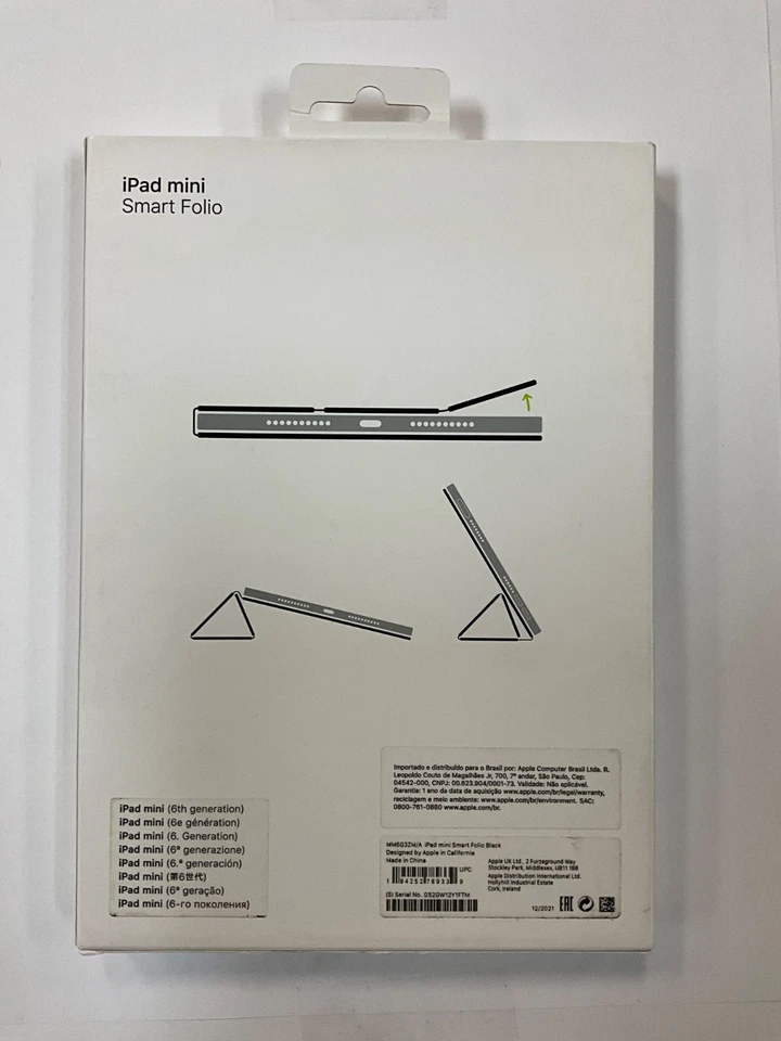 Apple Oem Smart Folio for Apple iPad Mini (6th Generation) - Black - Image 2 of 4