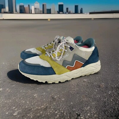 Karhu Aria 95 Marathon Pack 2 Men's Sneakers US 7.5 Dazzling Blue Gray Shoes 