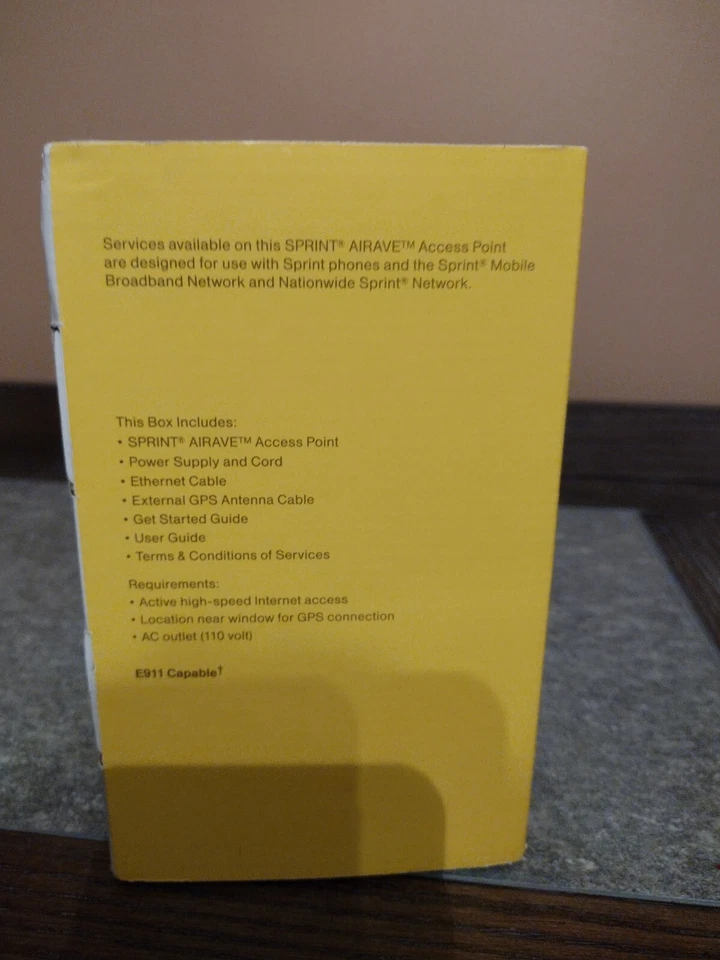 Amplificador de señal de teléfono celular AIRAVE Airvana Sprint Access Point C1-600-RT Foto 3 de 3
