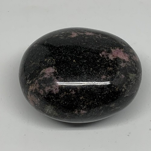 202.5g, 2.3"x2"x1.5", Rhodonite Palm-Stone Polished Reiki Madagascar,B12110 - Picture 8 of 10