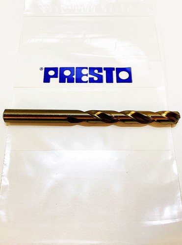 Presto HSCo 8% Cobalt Jobber Drills Imperial Sizes 1/16-1/2 x 1/64" - Picture 2 of 3