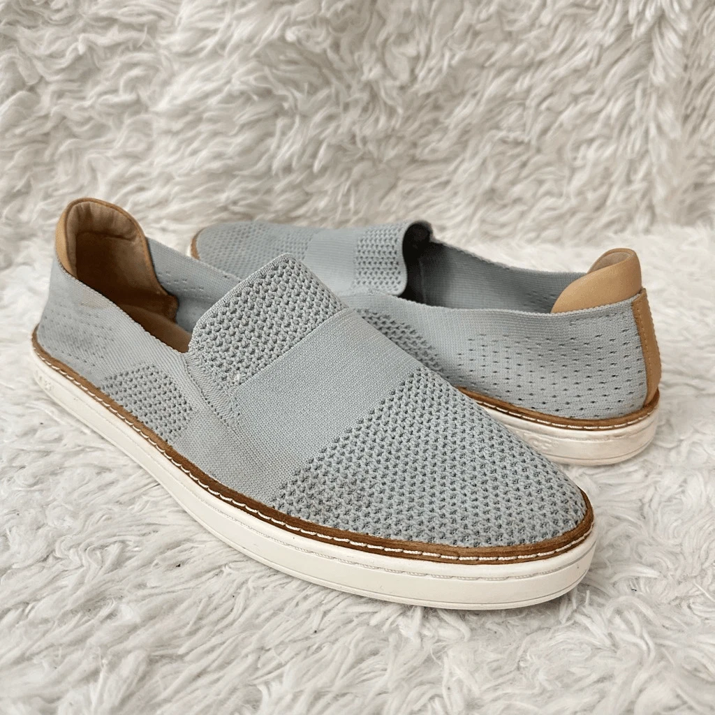 Sneaker UGG Sammy slip on Hyper Weave 1016756 grigio argento donna taglia 11