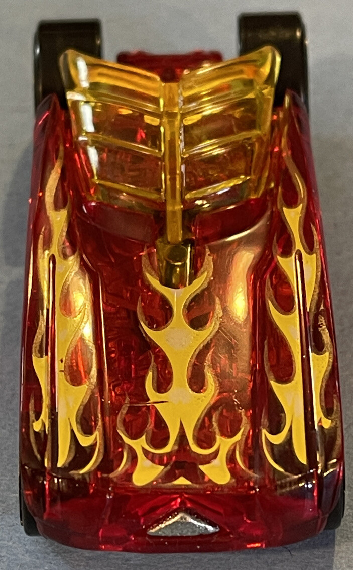 最終値下 送料込み ミニカー 黄色 ファイヤーパターン ホットロッド 子供用 1983 Hot Wheels Red Hot Rod Coupe Yellow Flames Hi-Rakers
