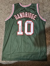 Bob Dandridge SIGNED XL CUSTOM JERSEY Milwaukee Bucks 1971 NBA CHAMPION DH