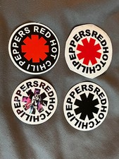 Lot 4 RED HOT CHILI PEPPERS 2" to 2 1/4" Band Logo Stickers FAST FREE SHIP 