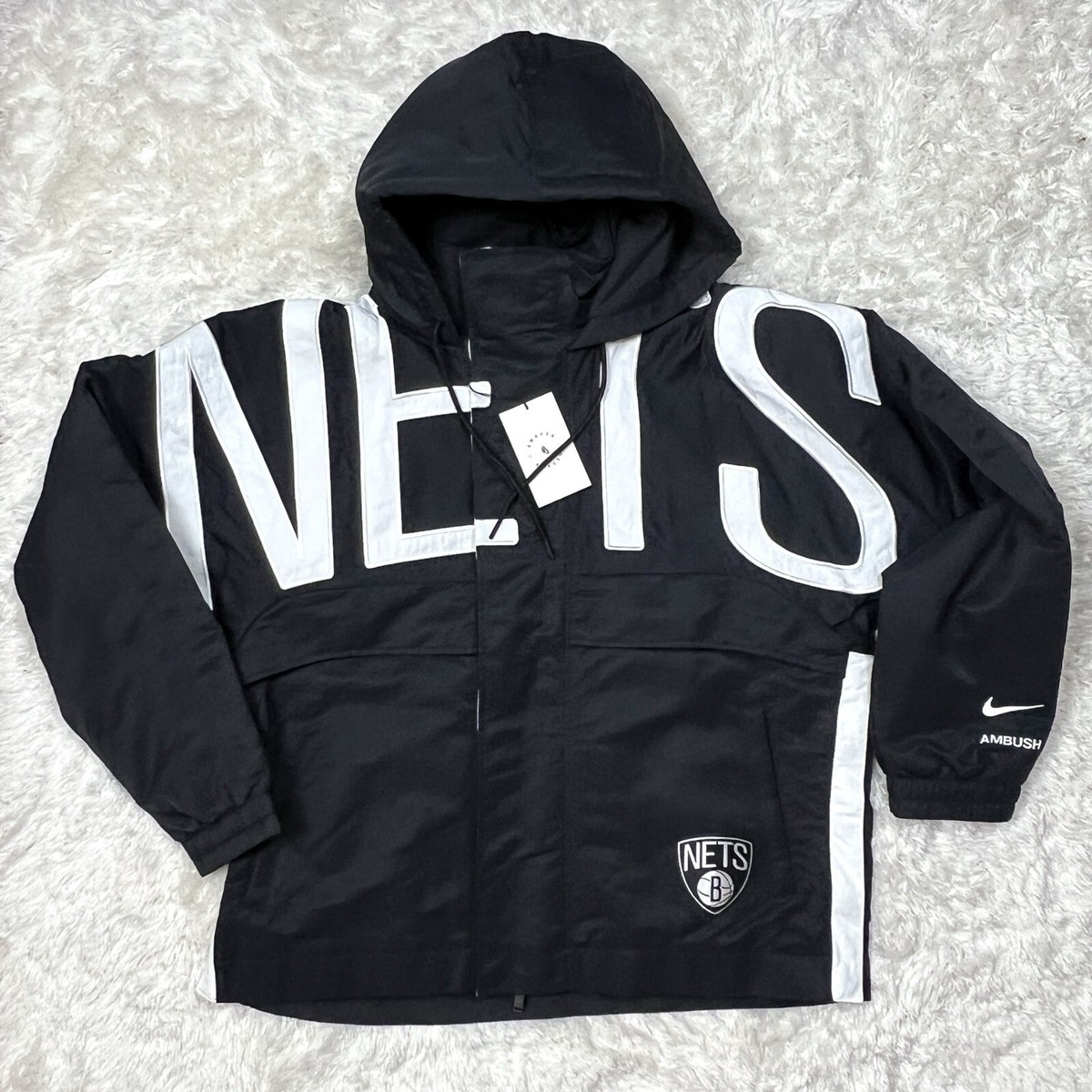 NIKE×AMBUSH×NBA COLLECTION NETS JACKET Nike x Ambush NBA Collection Brooklyn Nets Jacket DB8576-010