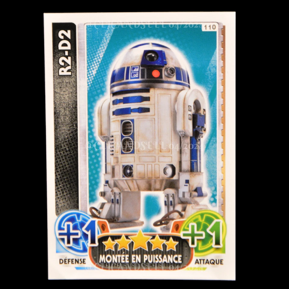 carte topps STAR WARS Force Attax R2-D2 : 110 - Photo 1/1