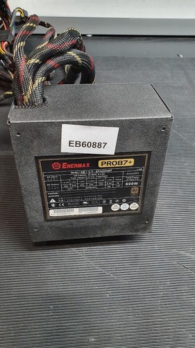 Alimentation Enermax Platimax EPM600AWT 24 broches PRO87+ occasion fonctionne - Photo 2/5