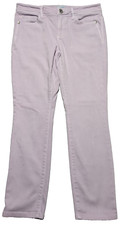 J Jill Denim Authentic Fit Slim Ankle Lavender - Women 2 Petite
