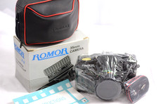 VINTAGE ROMOR R-2 35MM FILM CAMERA WITH CASE, STRAP, BOX AND INSTRUCTIONS NEW 