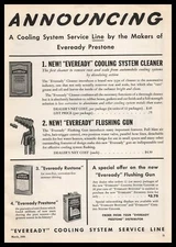 1936 Eveready Cooling System Cleaner Flushing Gun Rustone And Prestone Print Ad